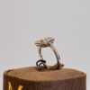 AN7356 2 ANELLO IN ORO BIANCO 18 CARATI CON DIAMANTI E BAGUETTE - AN7356/5