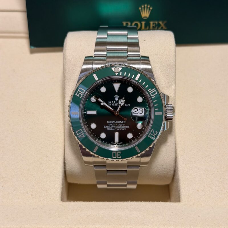 Rolex Submariner Date ref.116610lv Hulk 2012 MK1